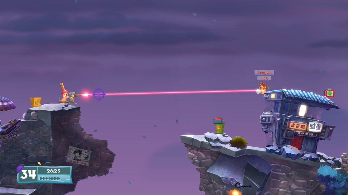 Worms W.M.D - PC Mac Linux Steam Game - Screenshot