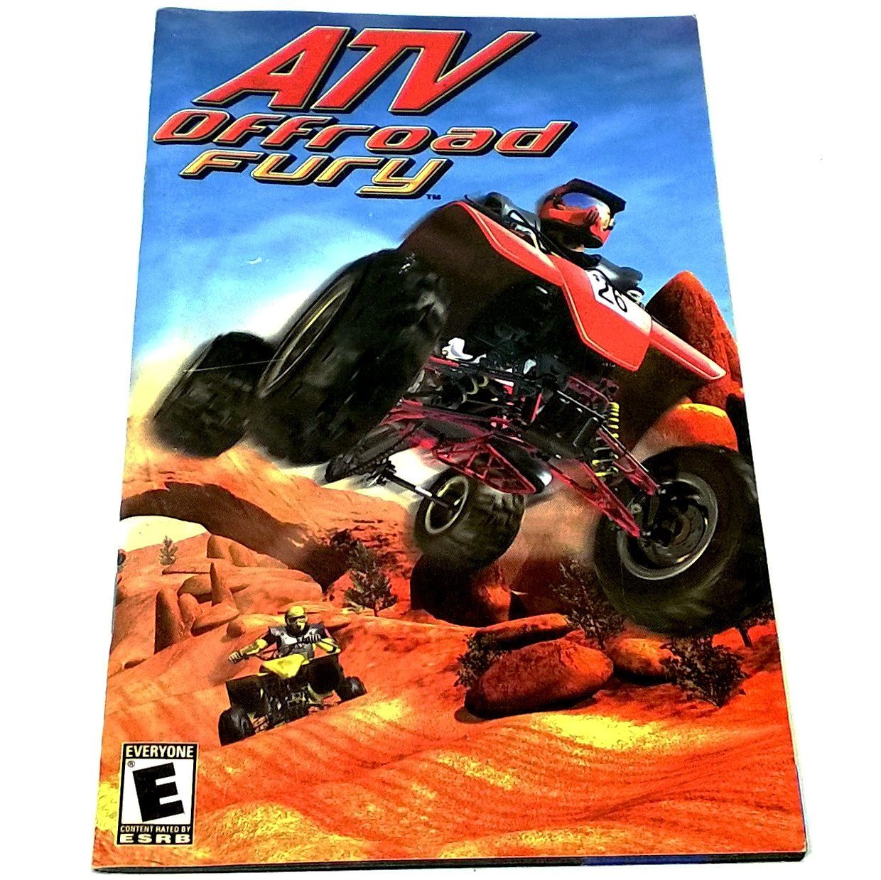 ATV Offroad Fury (Greatest Hits Edition) for PlayStation 2 - Front of manual