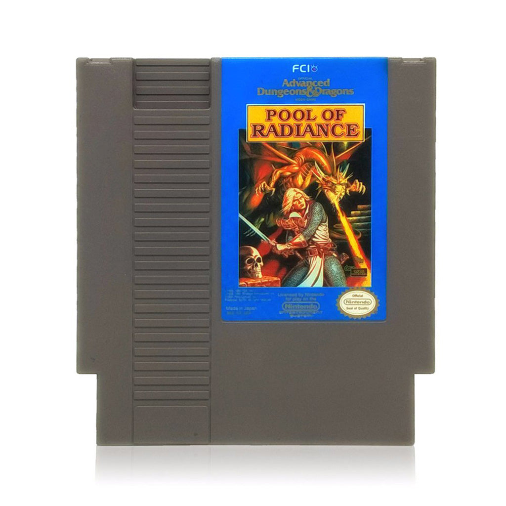 Advanced Dungeons & Dragons: Pool of Radiance NES Nintendo Game - Cartridge