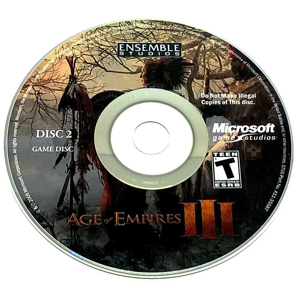 Age of Empires III for PC CD-ROM - Game disc 2