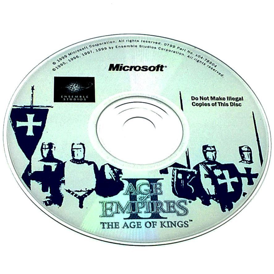 Age of Empires II: The Age of Kings for PC CD-ROM - Game disc