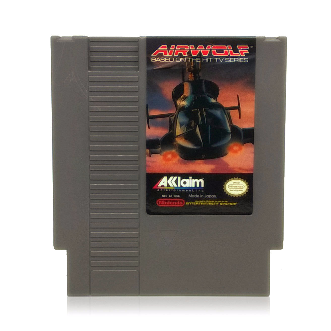 Airwolf NES Nintendo Game - Cartridge