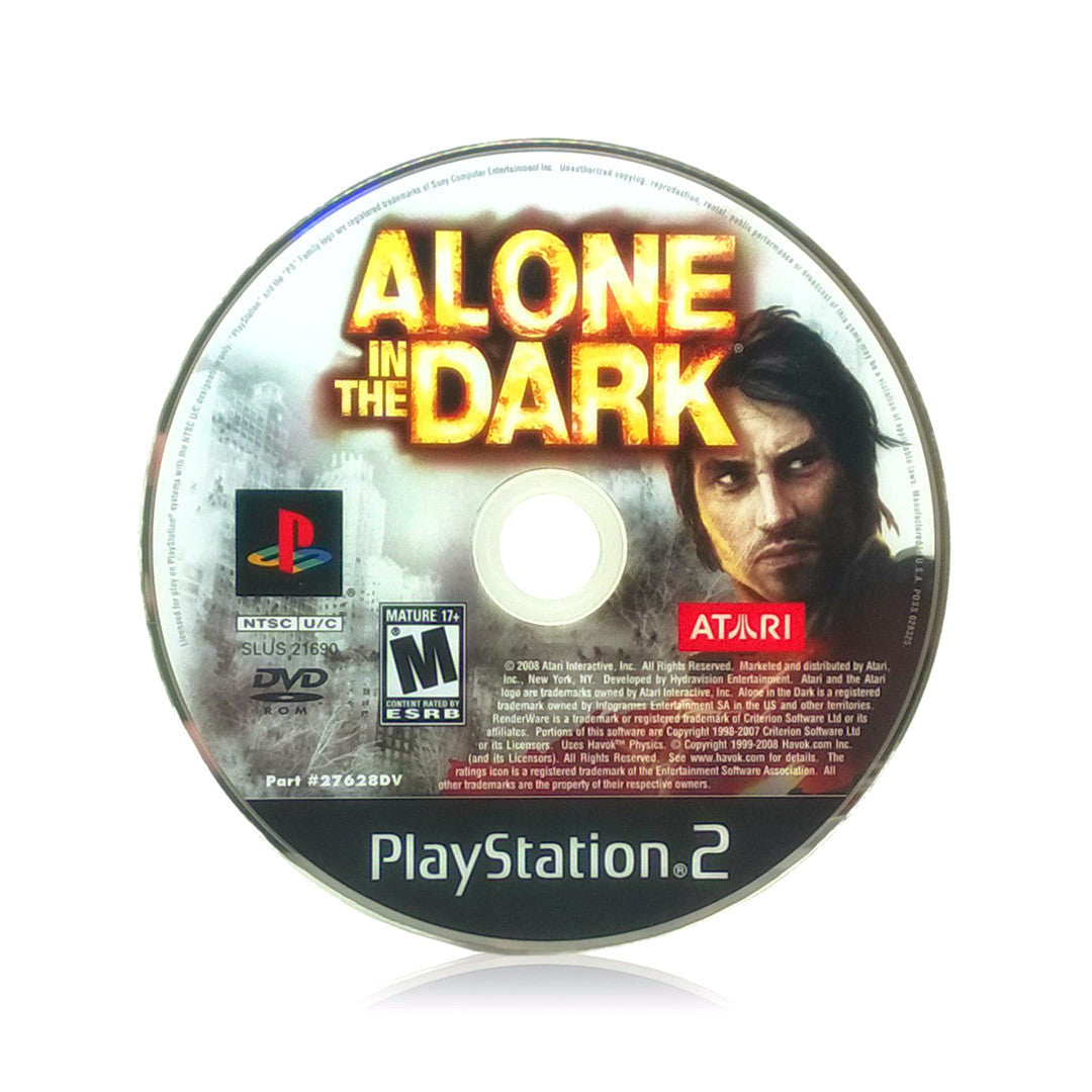 Alone in the Dark Sony PlayStation 2 Game - Disc