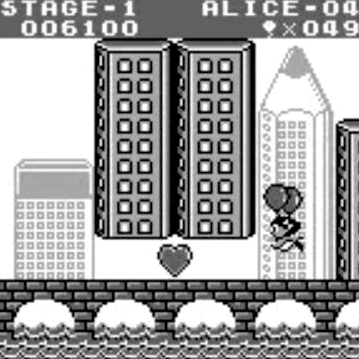 Balloon Kid Nintendo Game Boy Game - Screenshot