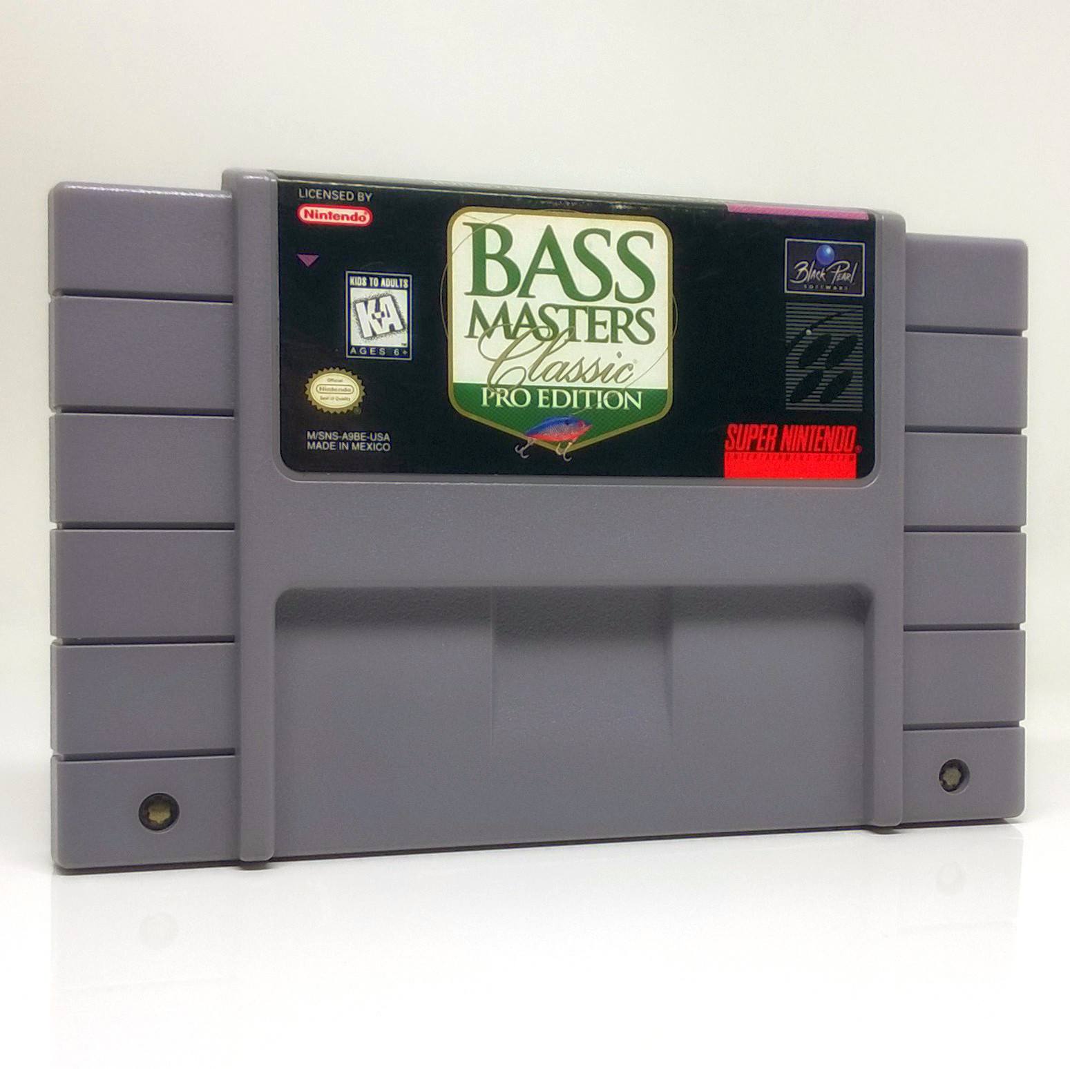 Bass Masters Classic: Pro Edition SNES Super Nintendo Game