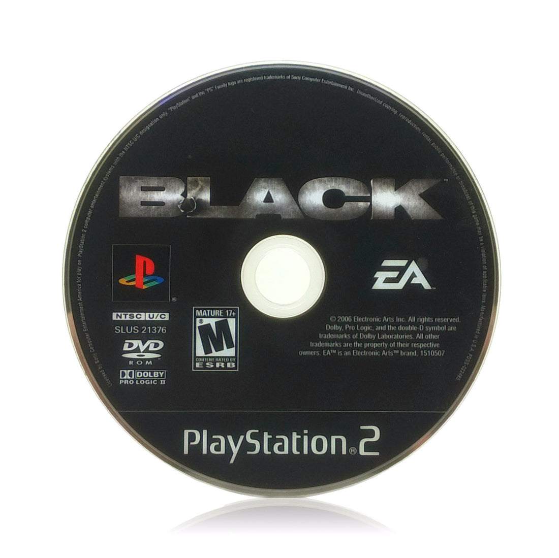 Black Sony PlayStation 2 Game black-sony-playstation-2-game