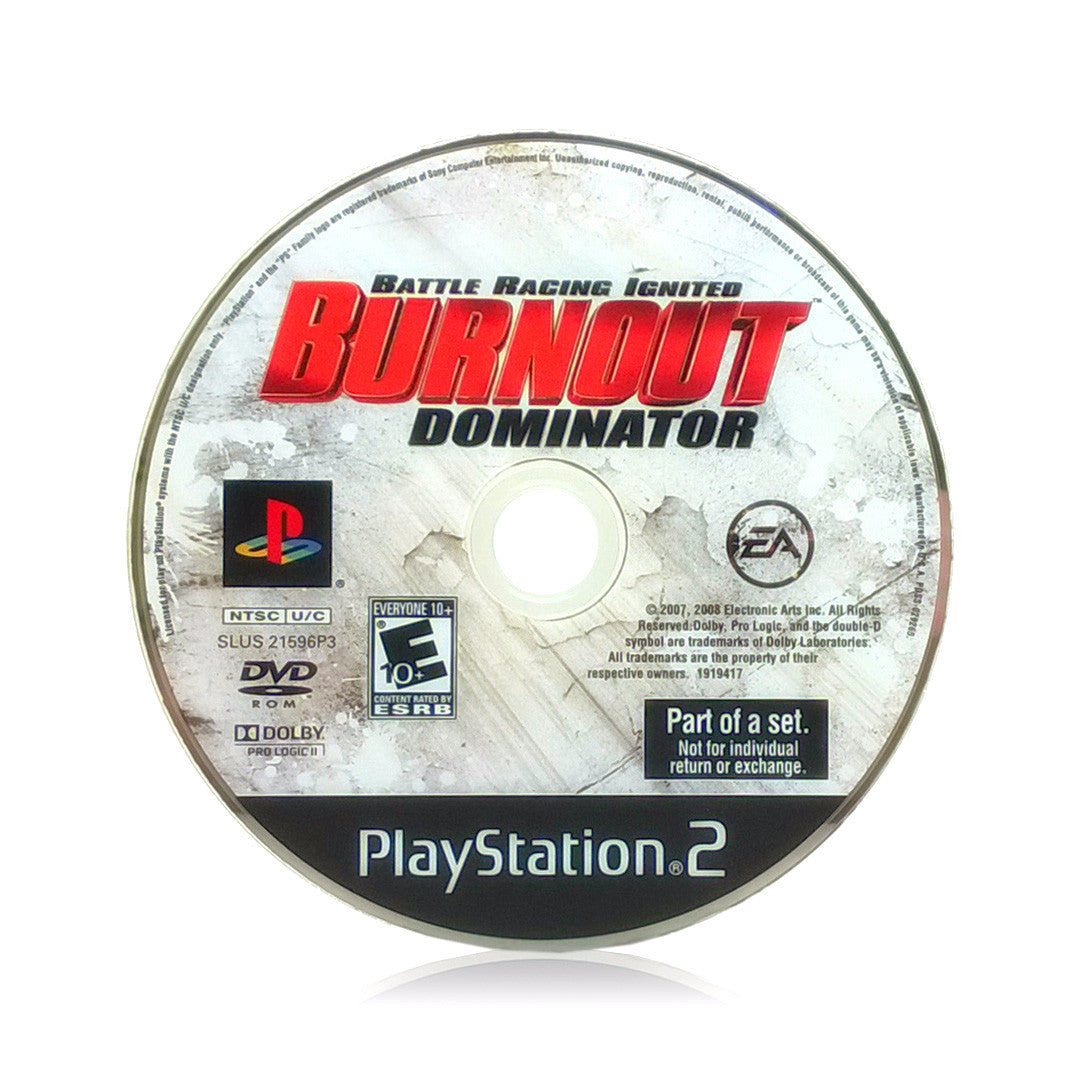 Burnout Dominator Sony PlayStation 2 Game - Disc