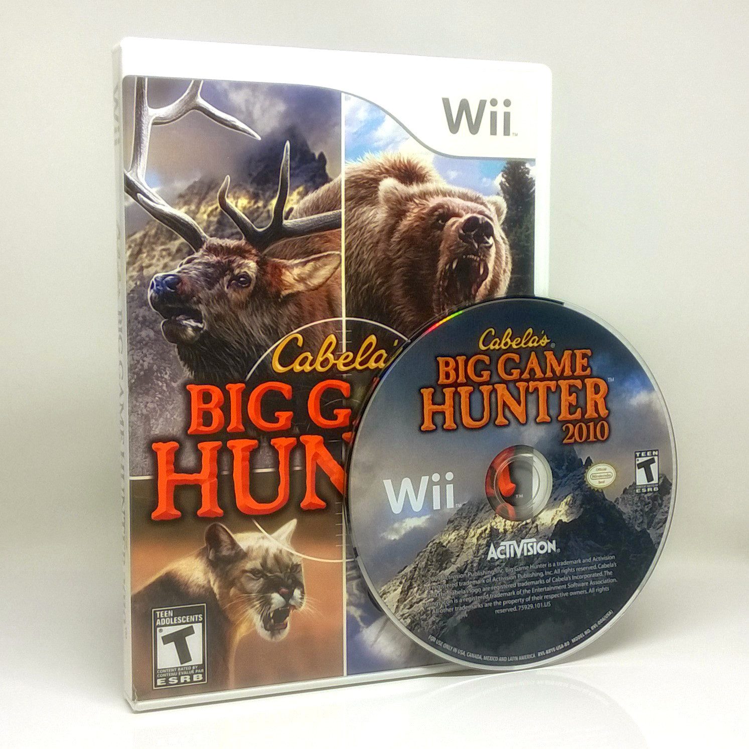 Cabela's Big Game Hunter 2010 Nintendo Wii Game