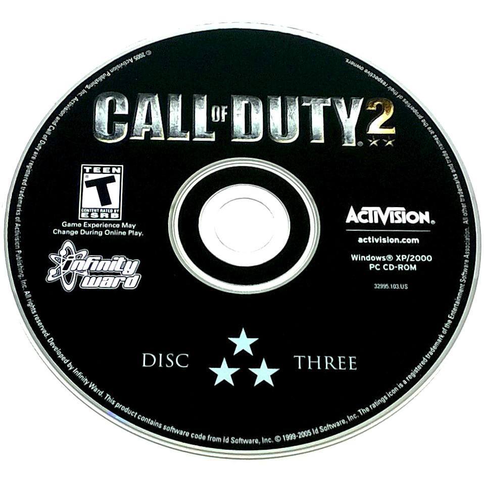 Call of Duty 2 for PC CD-ROM - Game disc 3