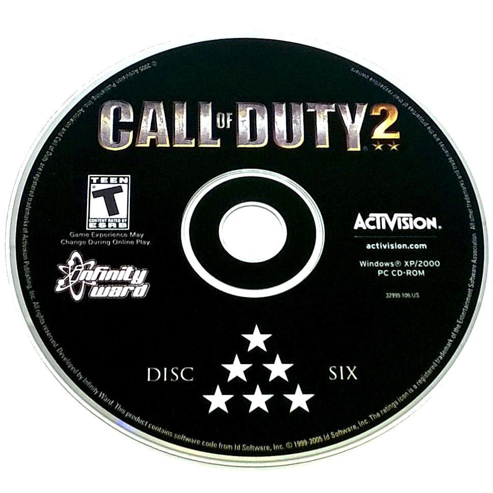 Call of Duty 2 for PC CD-ROM - Game disc 6
