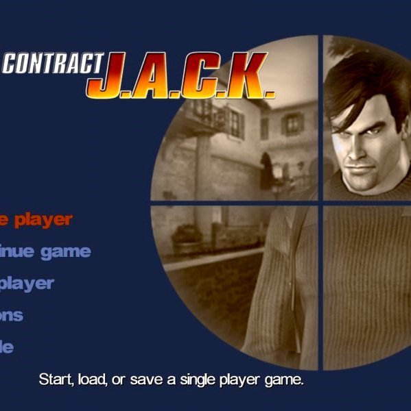 Contract J.A.C.K. PC CD-ROM Game - Titlescreen