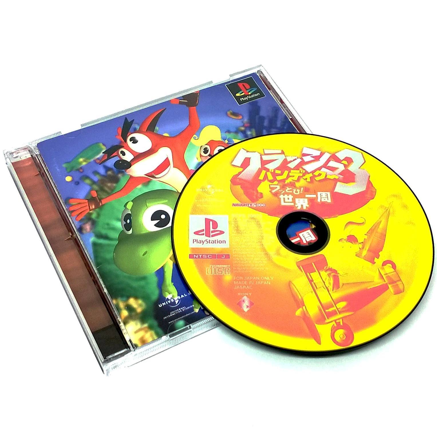 Crash Bandicoot 3: Buttobi! Sekai Isshuu for PlayStation (import)