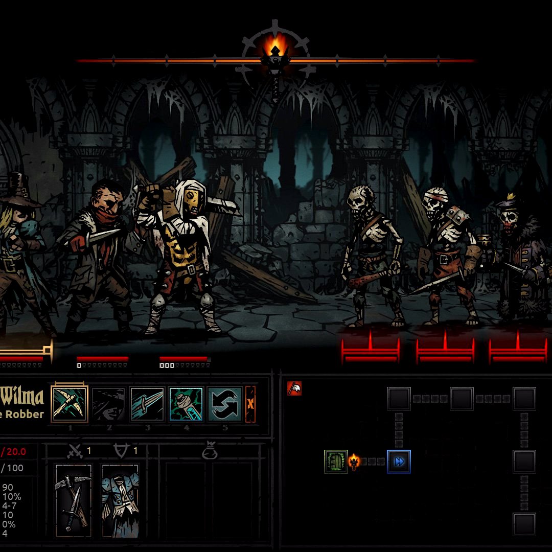 Darkest Dungeon PC Game Steam CD Key - Screenshot 1