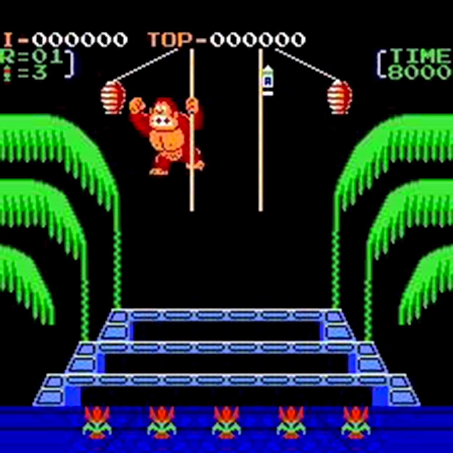 Donkey Kong 3 NES Nintendo Game - Screenshot