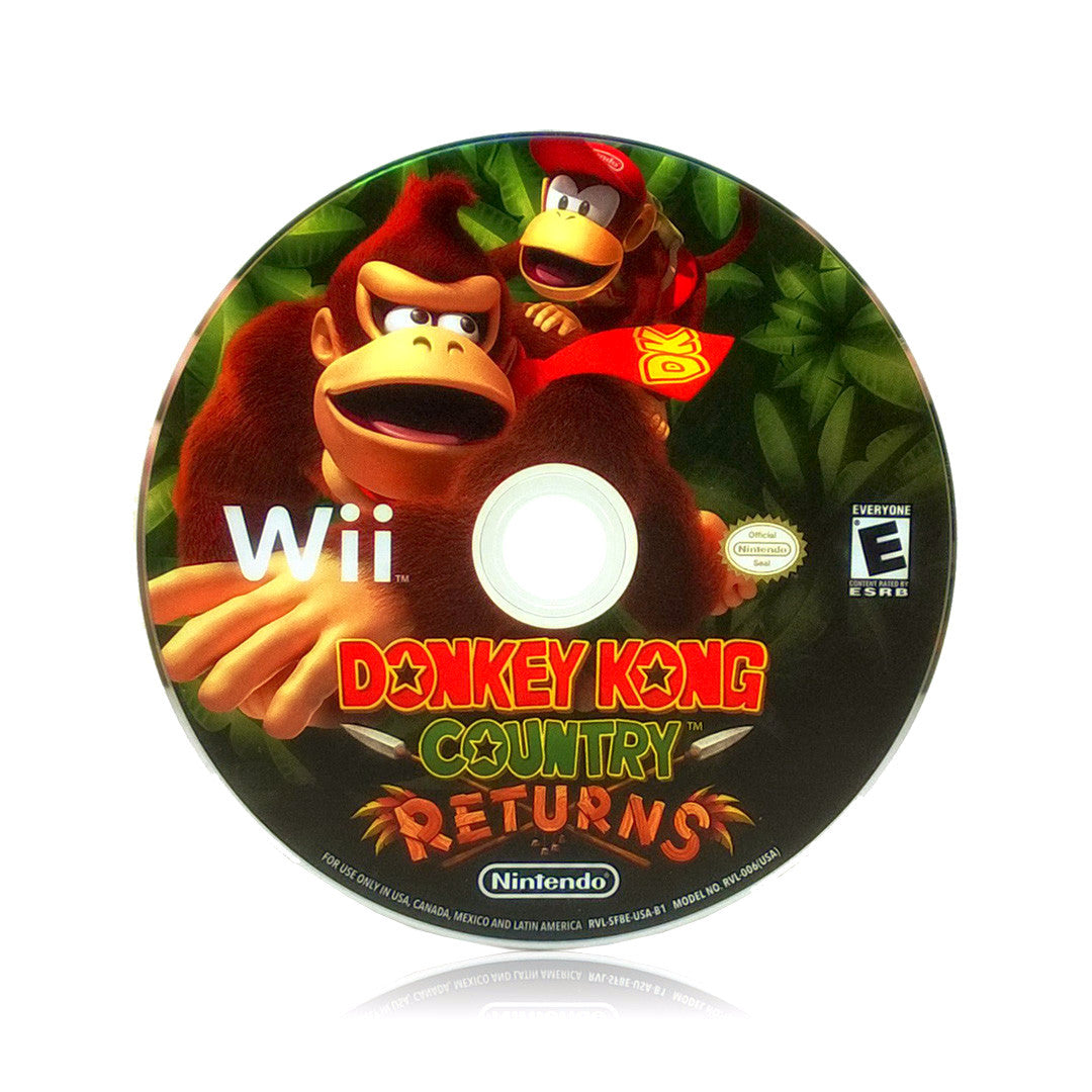 Donkey Kong Country Returns Nintendo Wii Game - Disc
