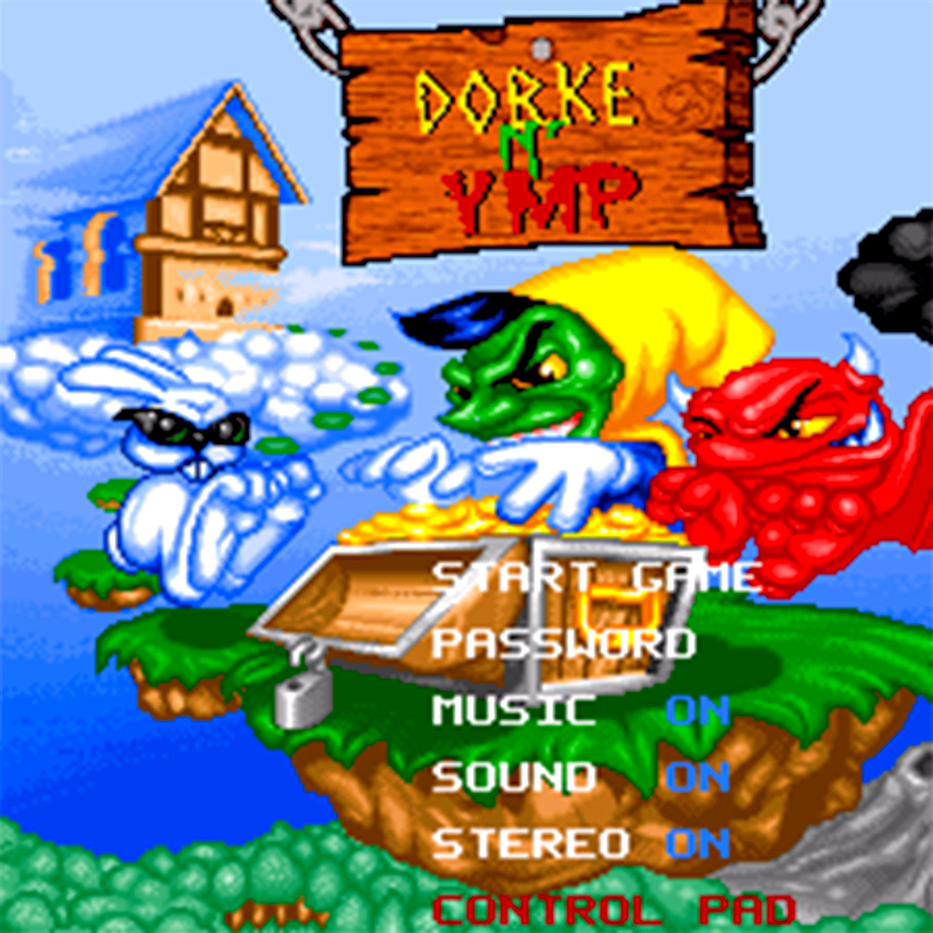 Dorke and Ymp SNES Super Nintendo Game - Screenshot