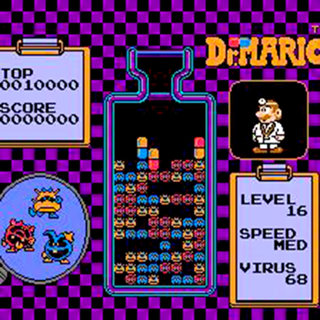Dr. Mario NES Nintendo Game - Screenshot