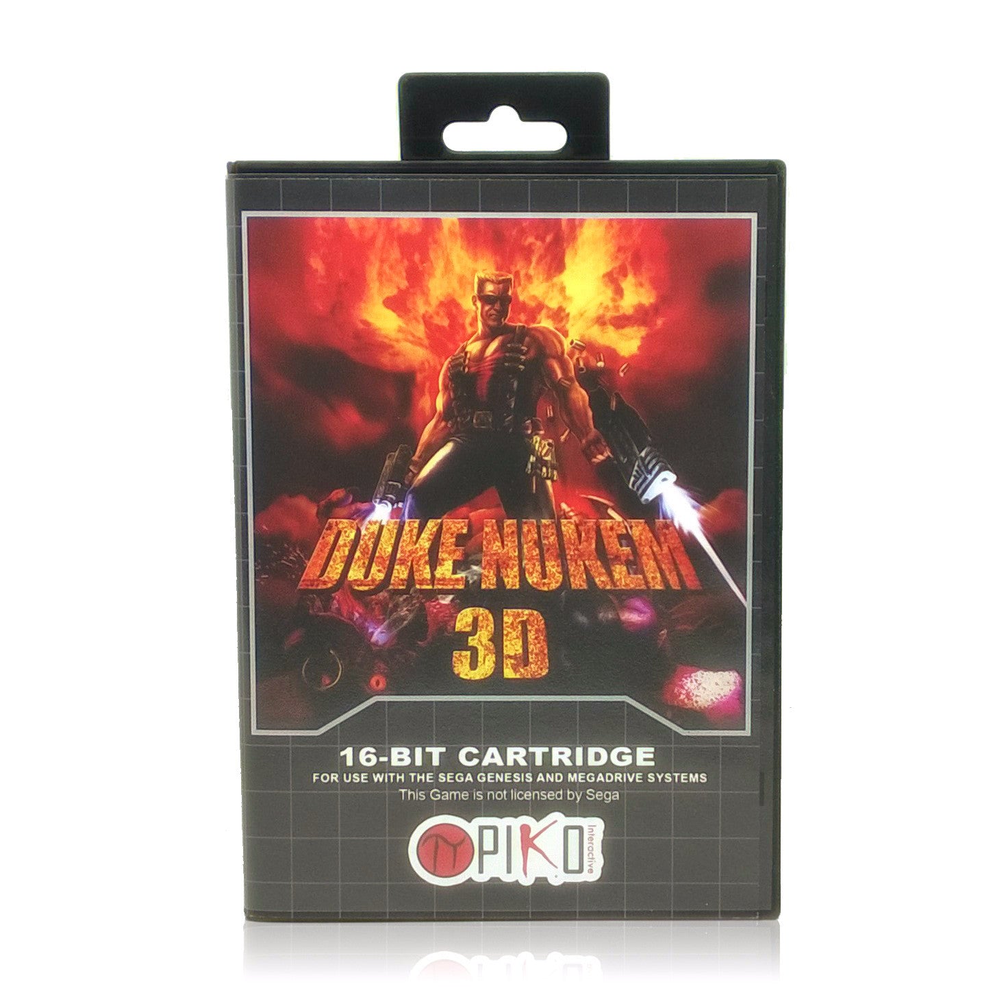 Duke Nukem 3D Sega Genesis Game - Case