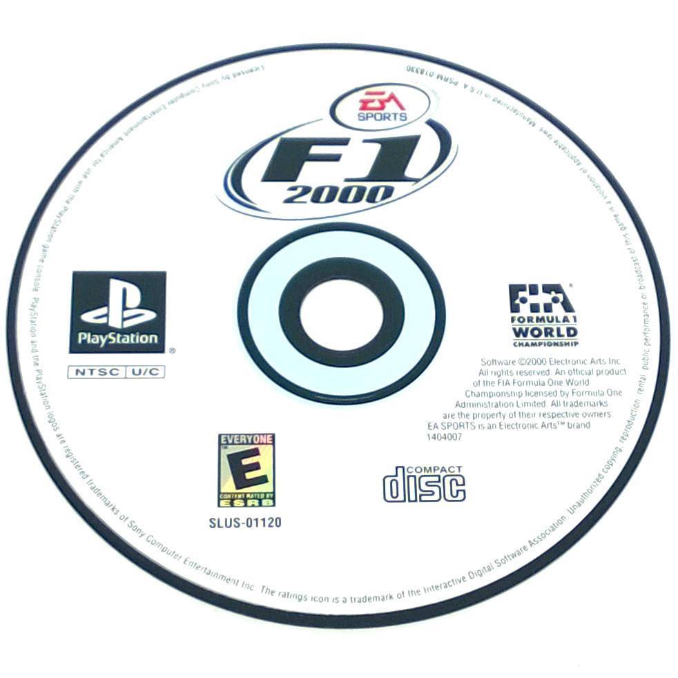 F1 2000 for PlayStation - Game disc