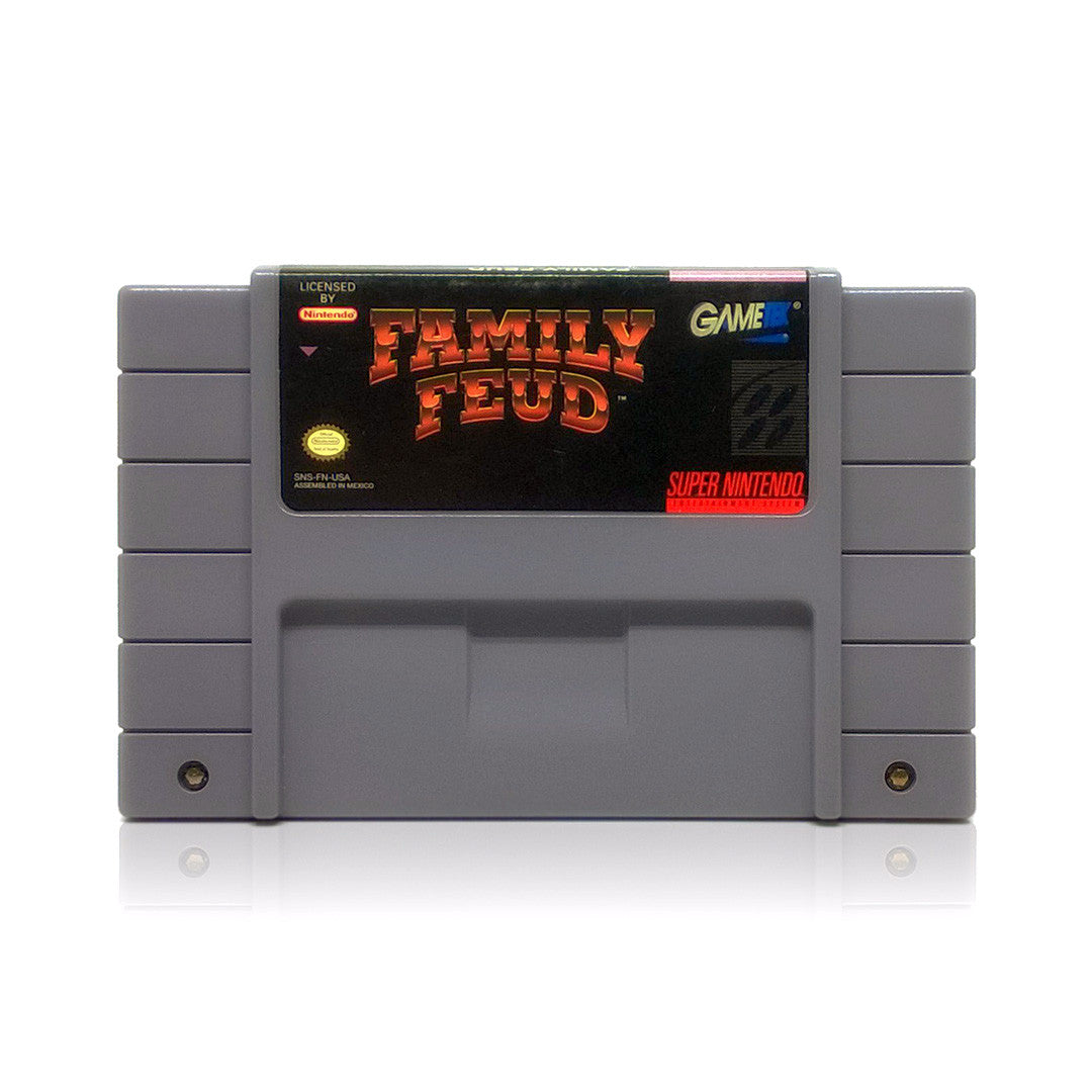 Family Feud SNES Super Nintendo Game - Cartridge