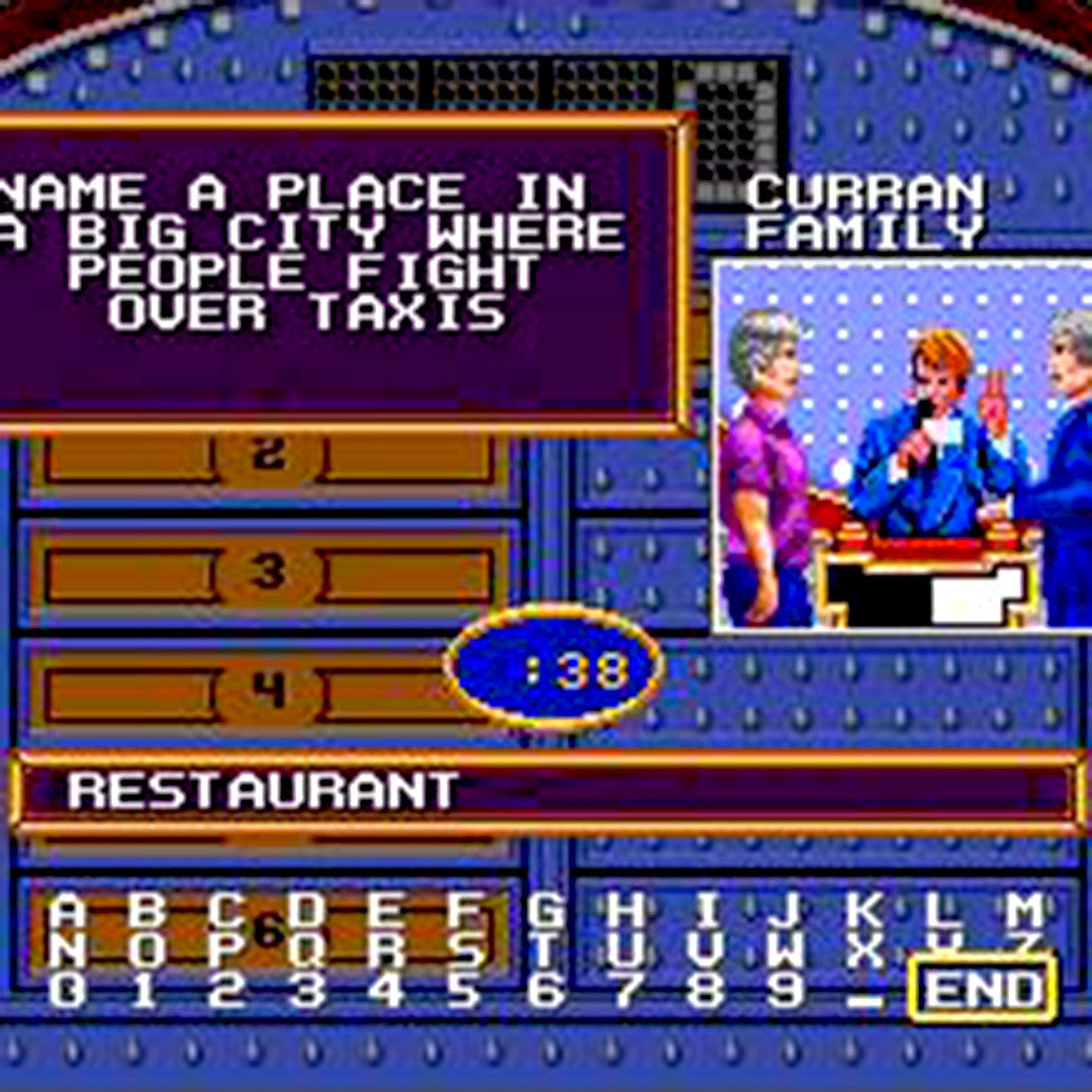 Family Feud SNES Super Nintendo Game - Screenshot 2