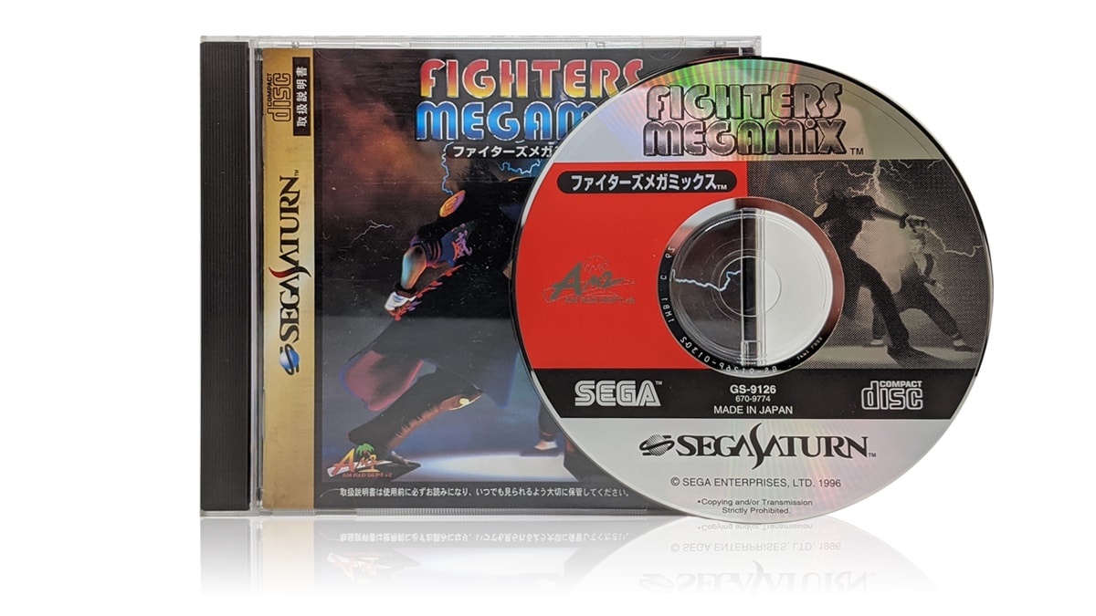 Fighters Megamix | Sega Saturn | Japan | Case, Manual & Disc