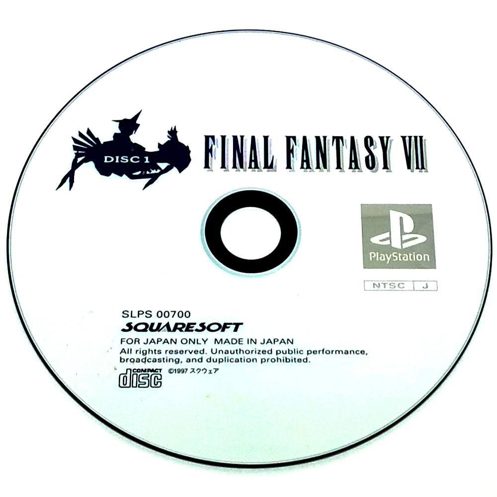Final Fantasy VII for PlayStation (import) - Game disc 1