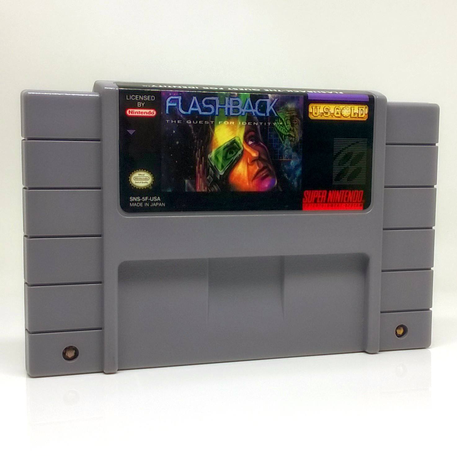 Flashback: The Quest for Identity SNES Super Nintendo Game