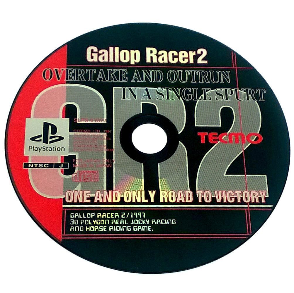 Gallop Racer 2: One and Only Road to Victory for PlayStation (Import) - Game disc