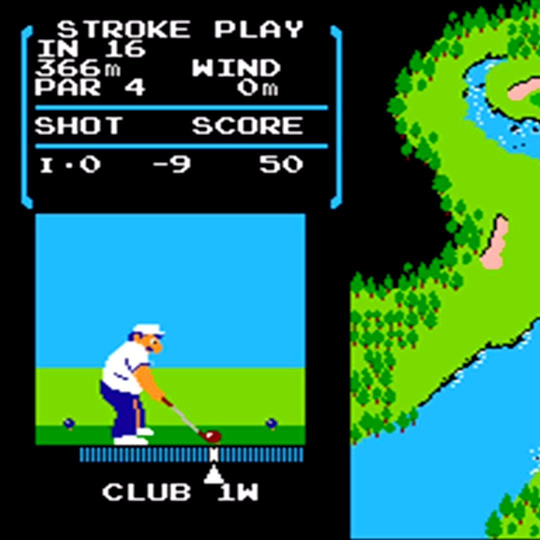 Golf NES Nintendo Game - Screenshot