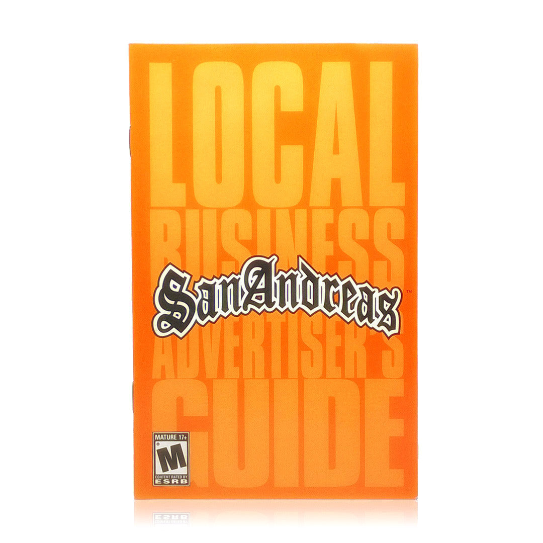 Grand Theft Auto GTA San Andreas Sony PlayStation PS2 No Manual Or Map