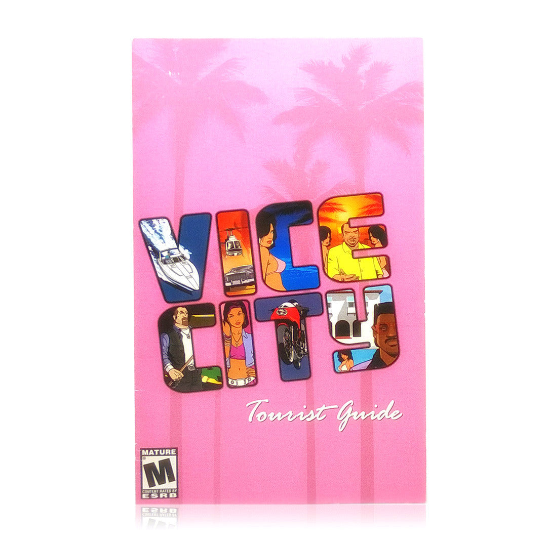 Grand Theft Auto: Vice City Sony PlayStation 2 Game - Manual