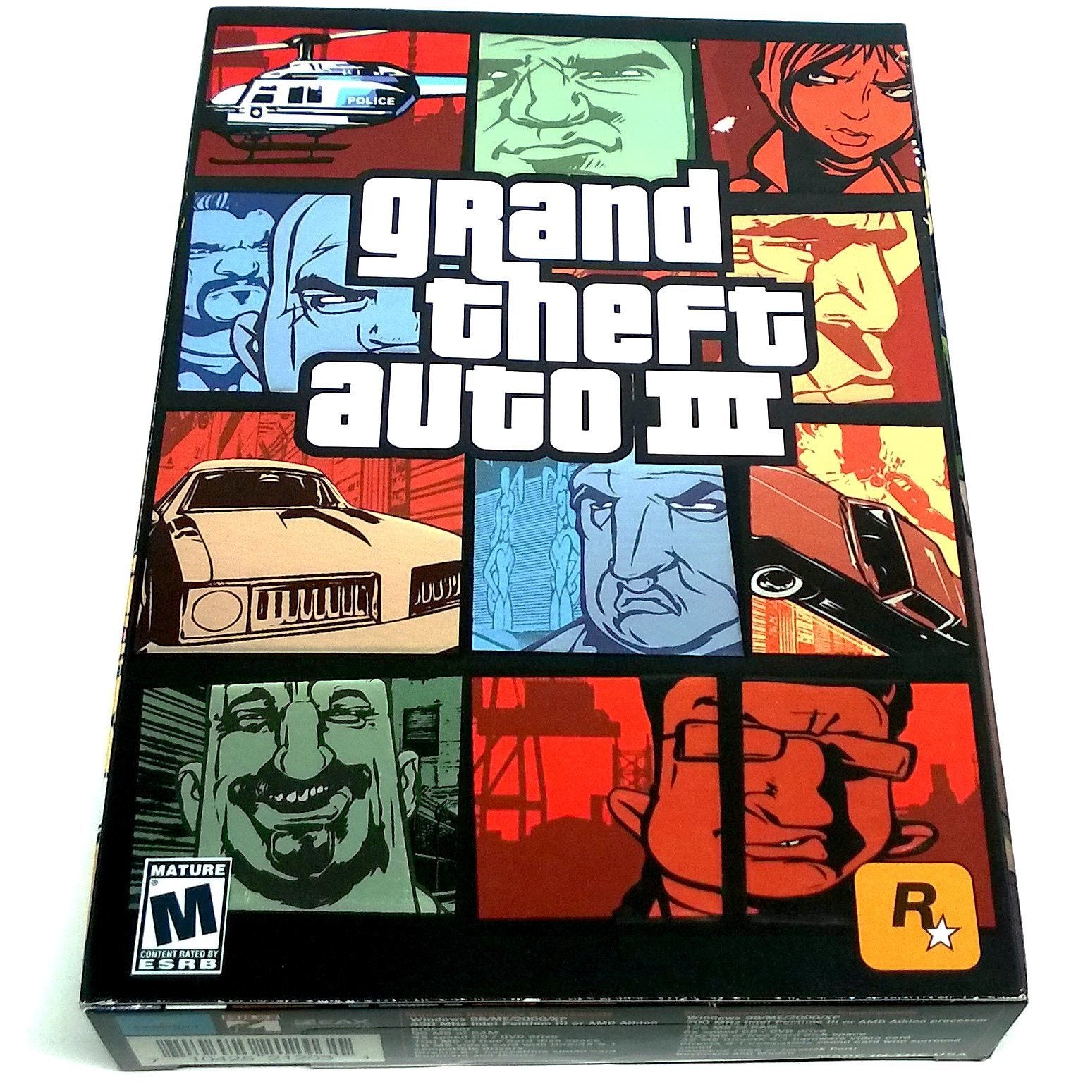 Grand Theft Auto III for PC CD-ROM - Front of box