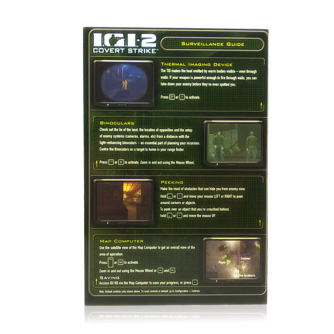 I.G.I-2: Covert Strike PC CD-ROM Game - Reference Card