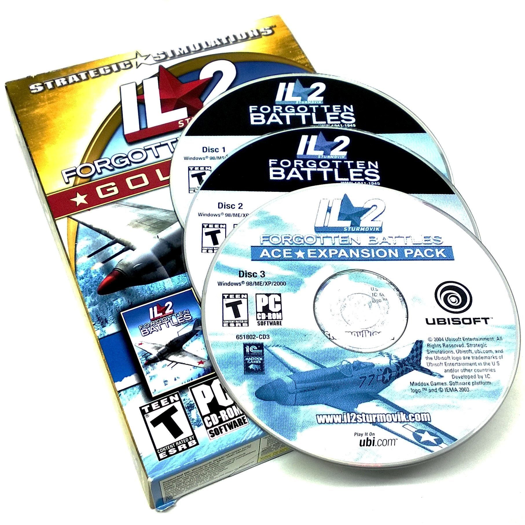 IL-2 Sturmovik: Forgotten Battles (Gold Pack Edition) for PC CD-ROM