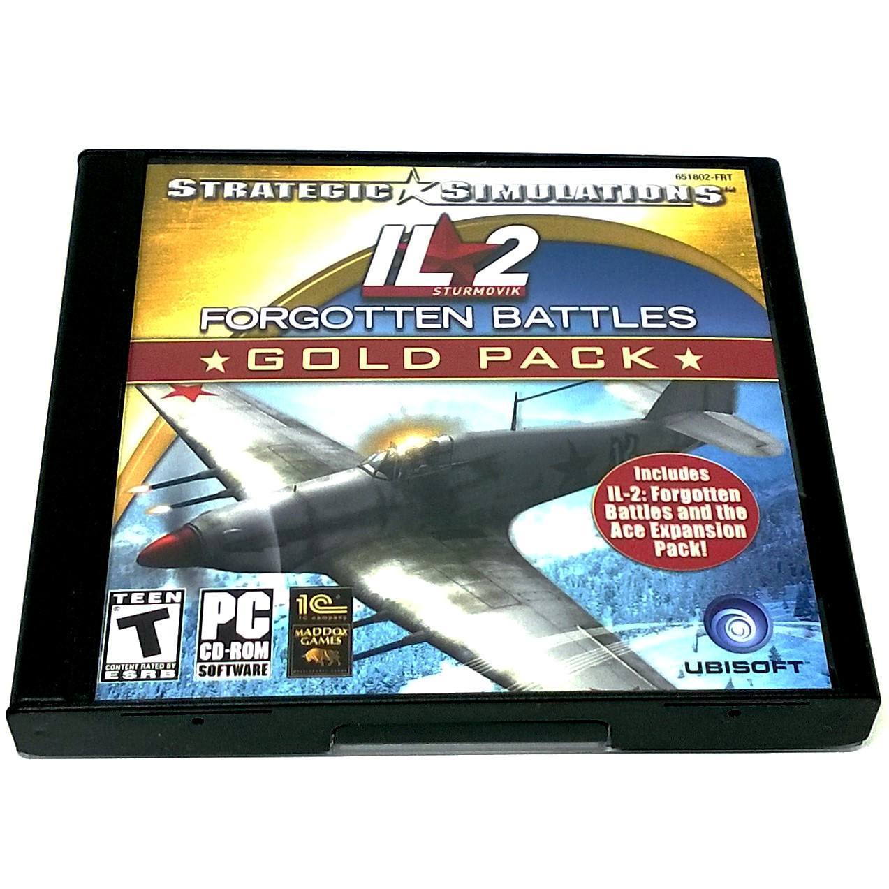 IL-2 Sturmovik: Forgotten Battles (Gold Pack Edition) for PC CD-ROM - Front of case