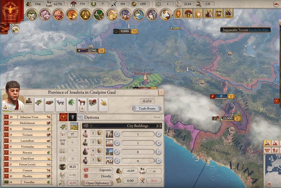 Imperator: Rome | Windows Mac Linux | Steam Digital Download | Screenshot