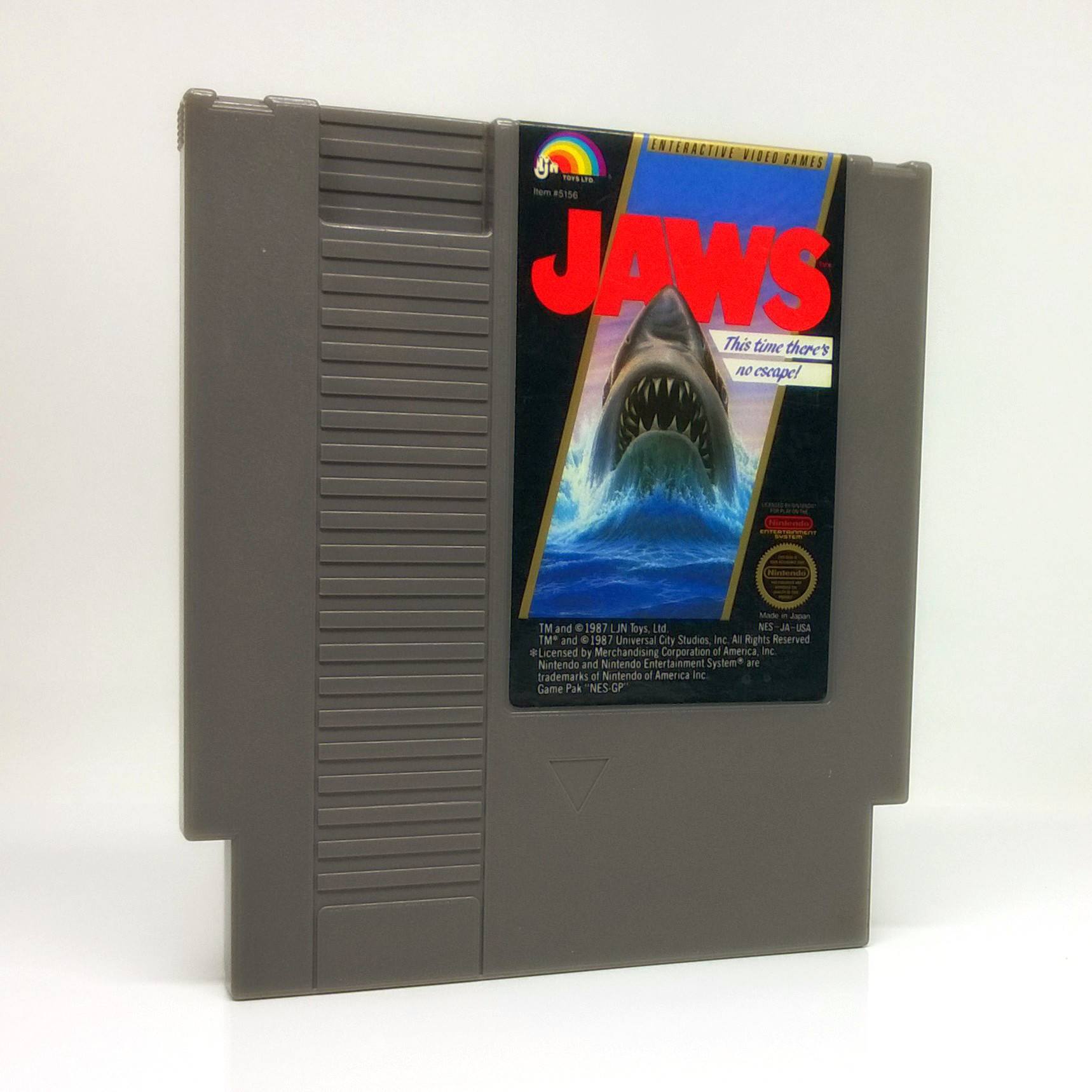 Jaws NES Nintendo Game
