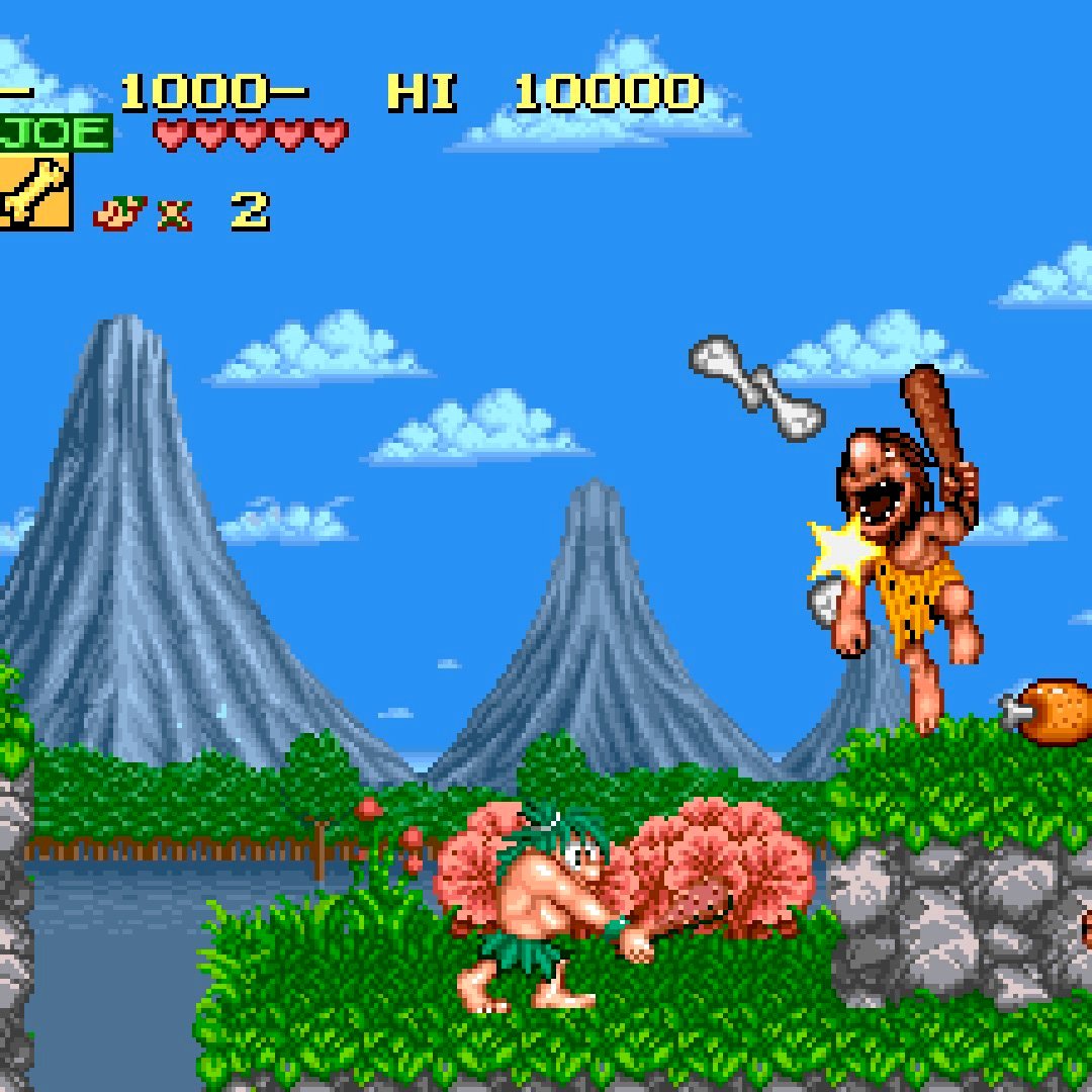 Joe & Mac SNES Super Nintendo Game - Screenshot 3
