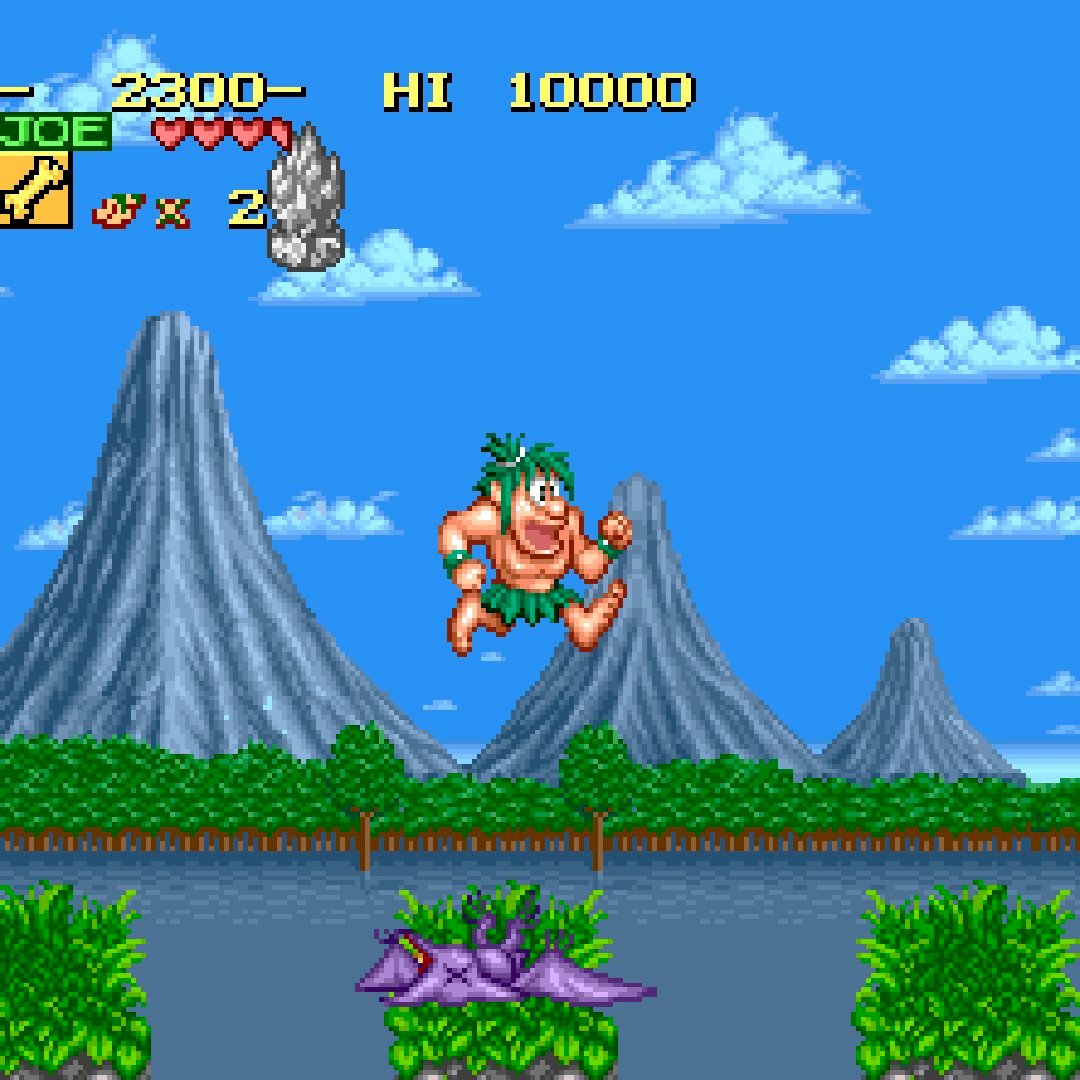 Joe & Mac SNES Super Nintendo Game - Screenshot 4
