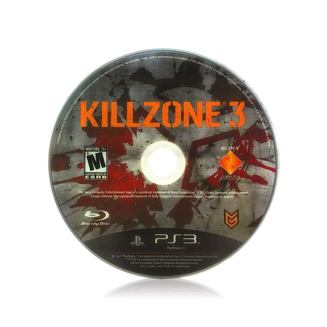 Killzone 3 Sony PlayStation 3 PS3 Game - Disc