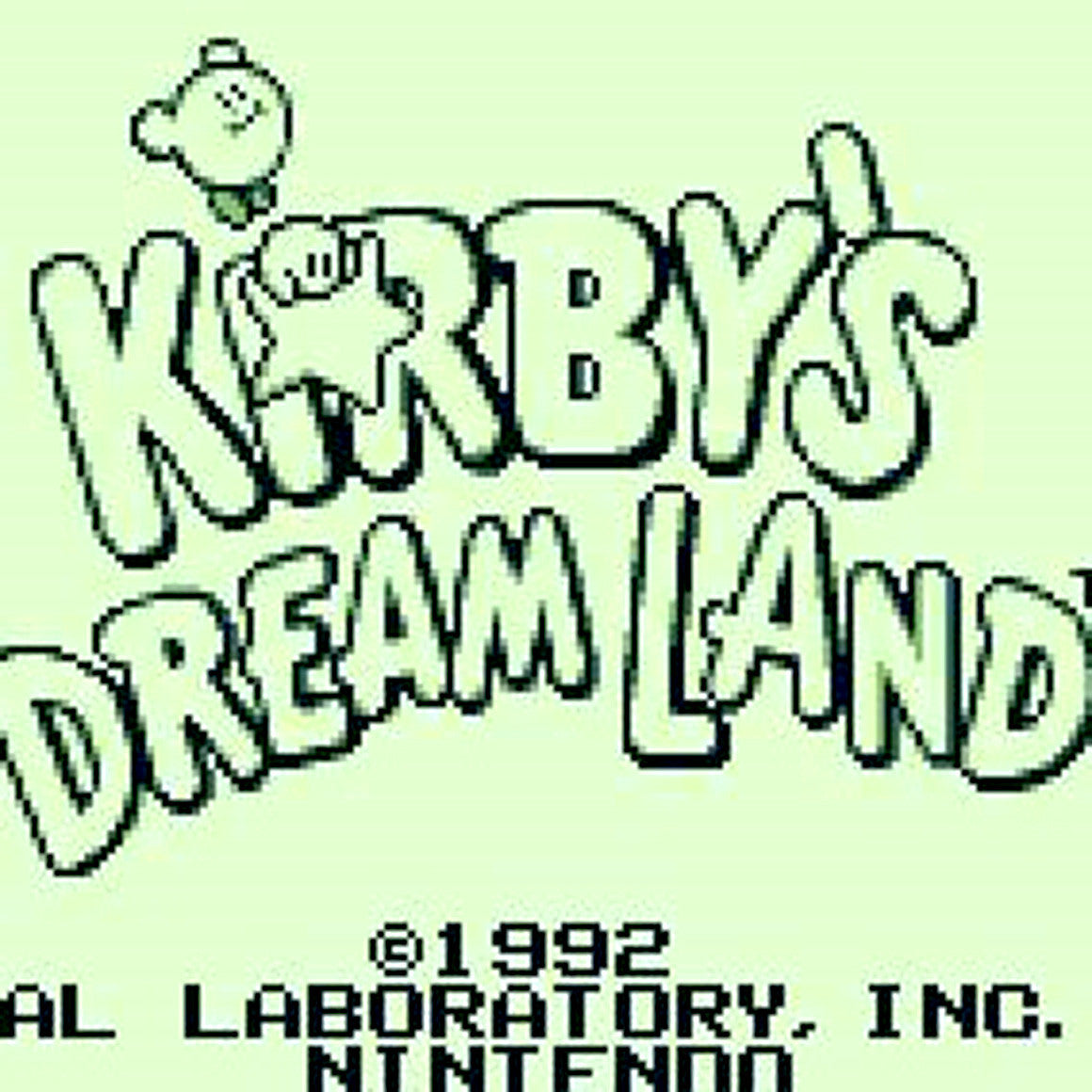 Kirby's Dream Land Nintendo Game Boy Game - Screenshot
