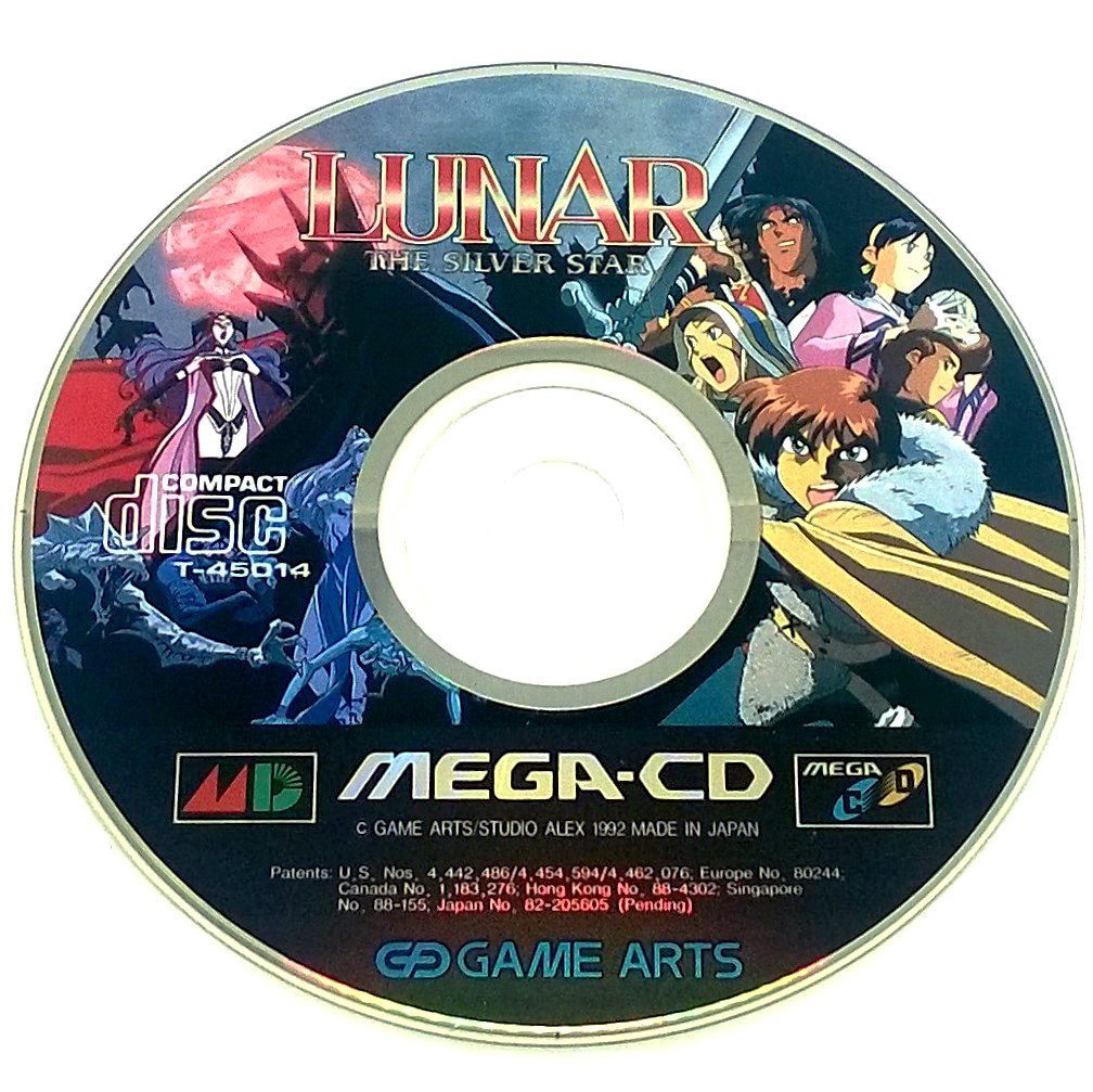 Lunar: The Silver Star for Mega CD - Game disc