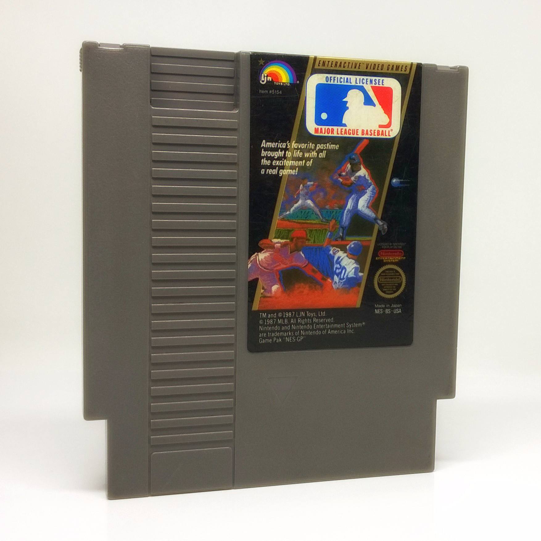 Major League Baseball NES Nintendo Game