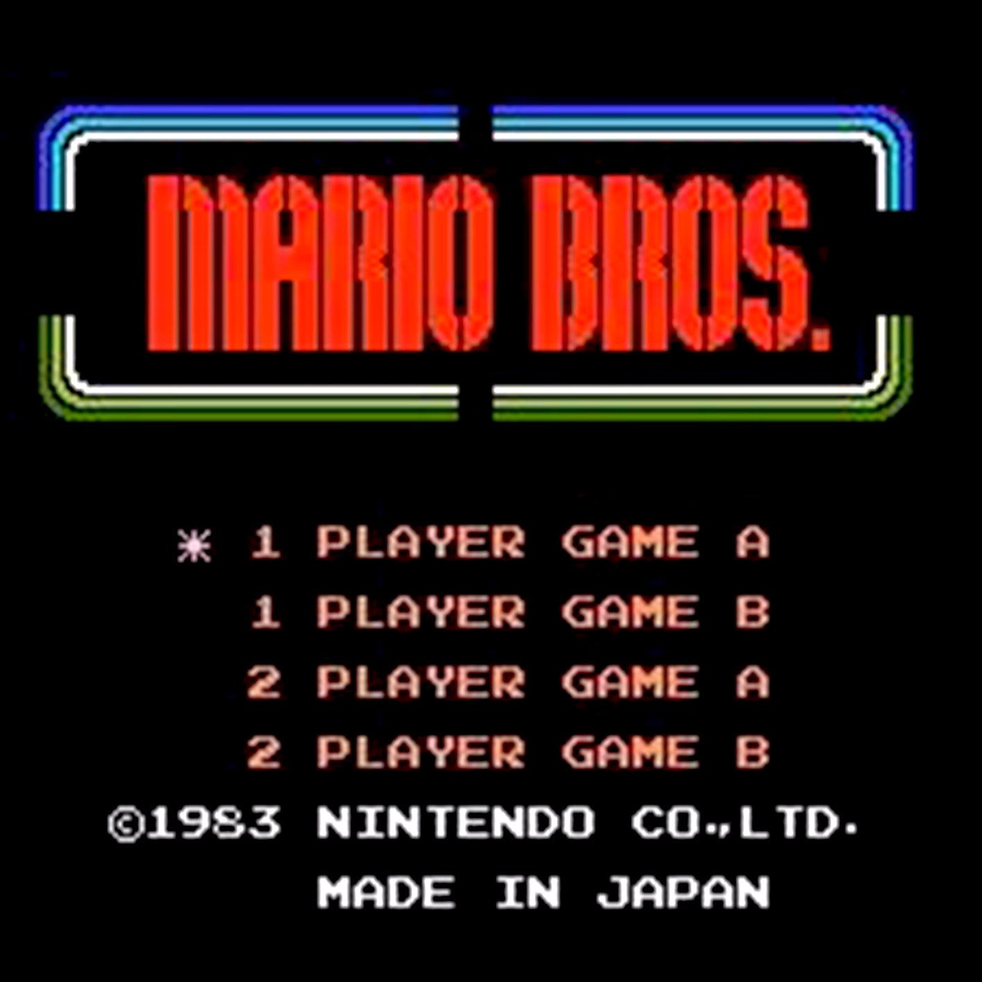 Mario Bros. NES Nintendo Game - Screenshot