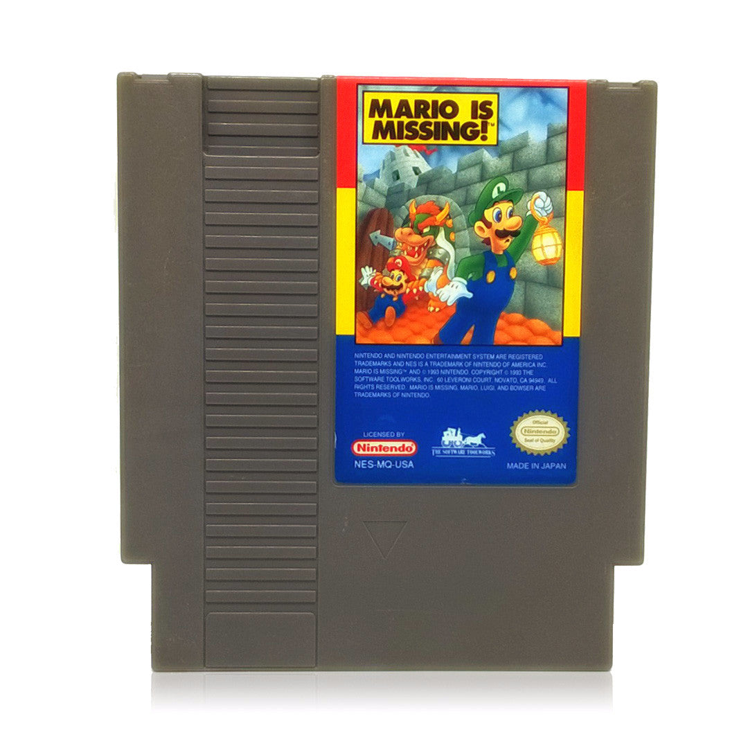Mario is Missing! NES Nintendo Game - Cartridge