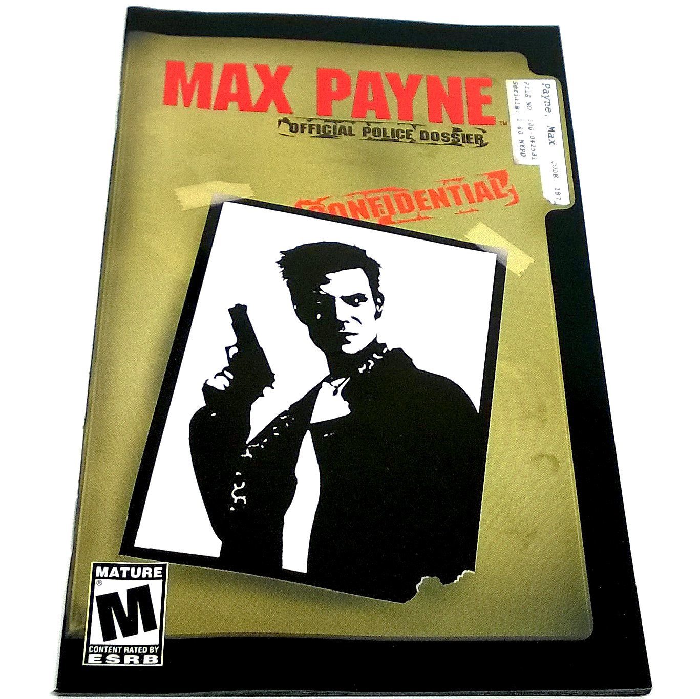 Max Payne for PlayStation 2 - Front of manual