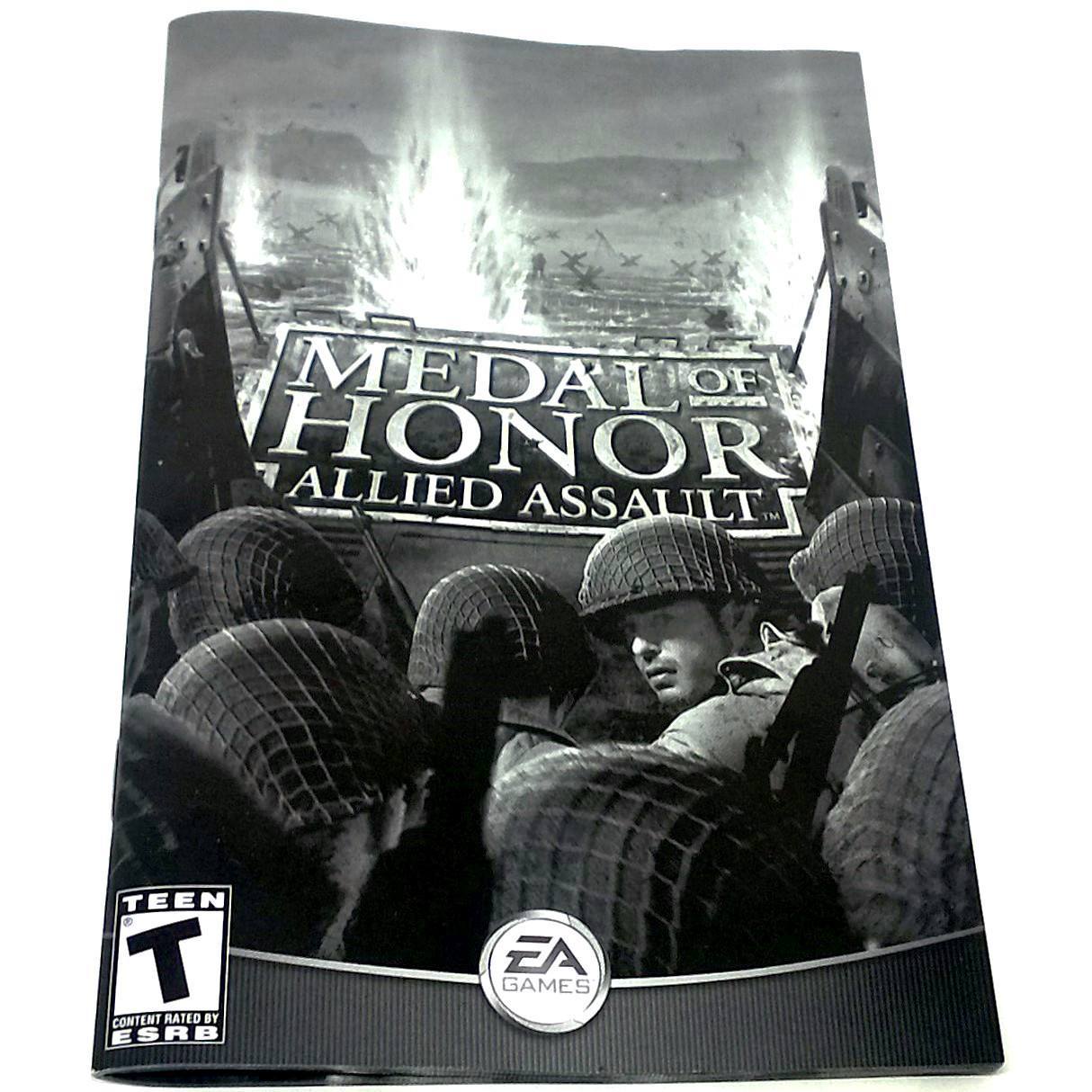 Medal of Honor: Allied Assault for PC CD-ROM - Front of manual