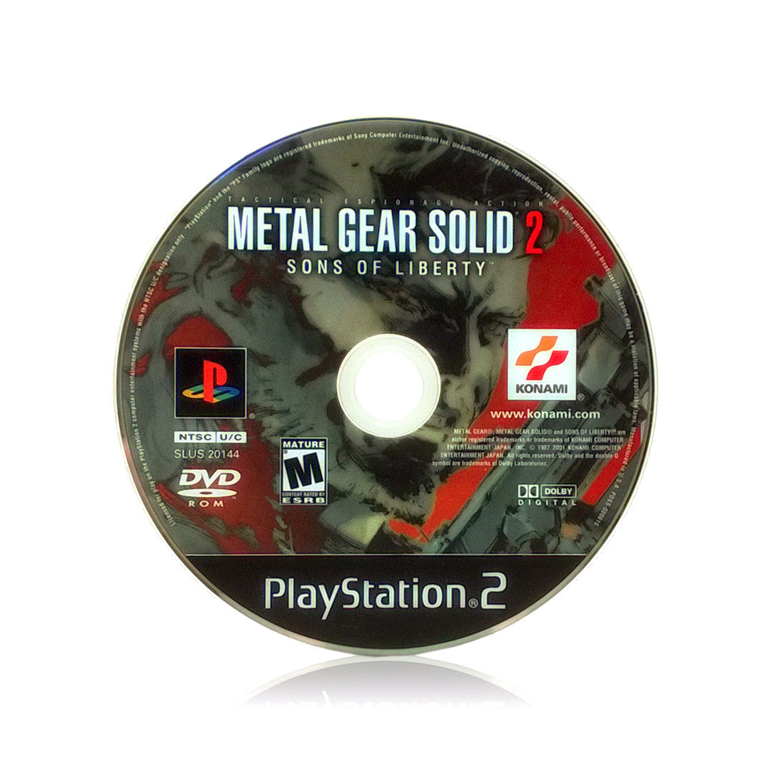Metal Gear Solid 2: Sons of Liberty Sony PlayStation 2 Game - Disc