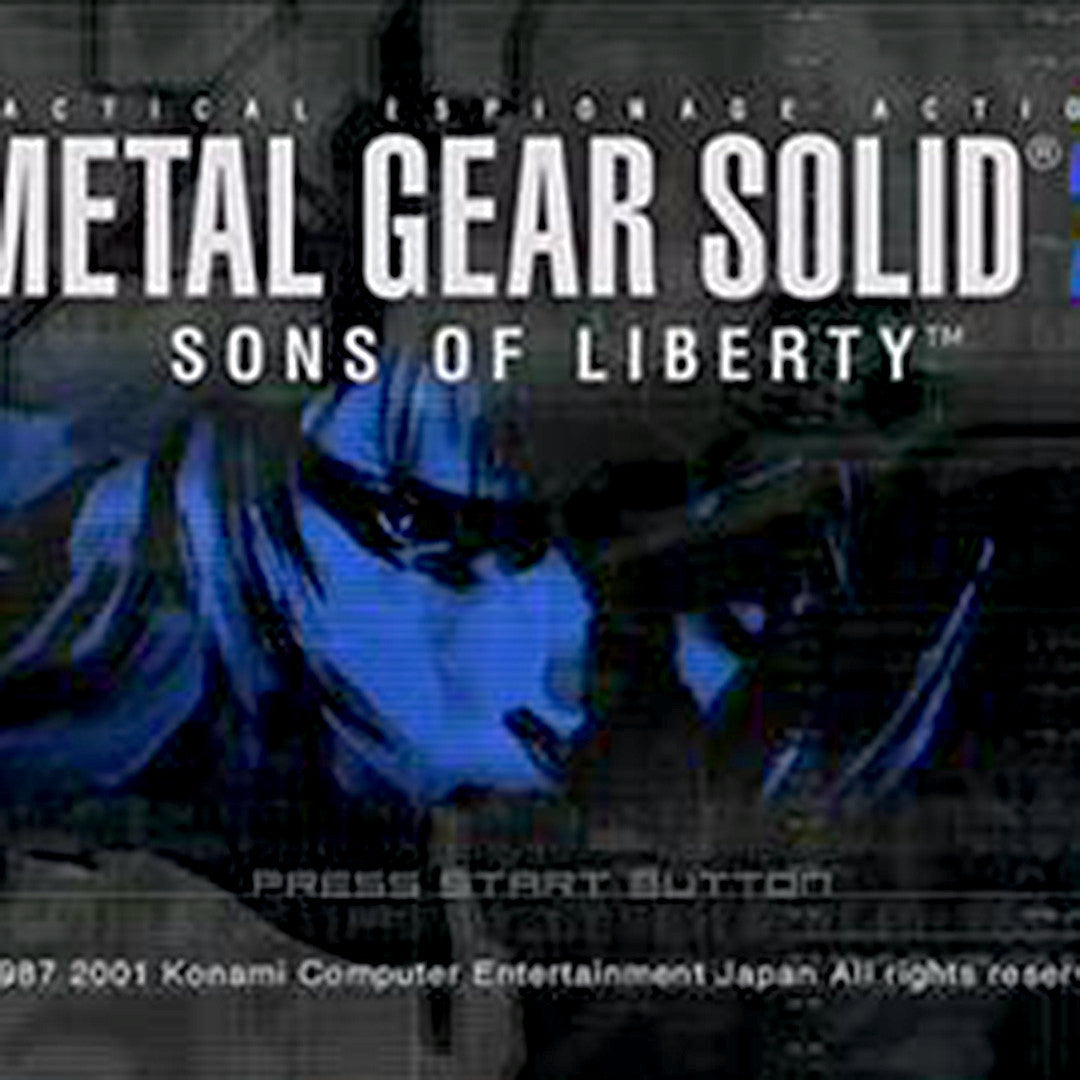 Metal Gear Solid 2: Sons of Liberty Sony PlayStation 2 Game - Screenshot - 1